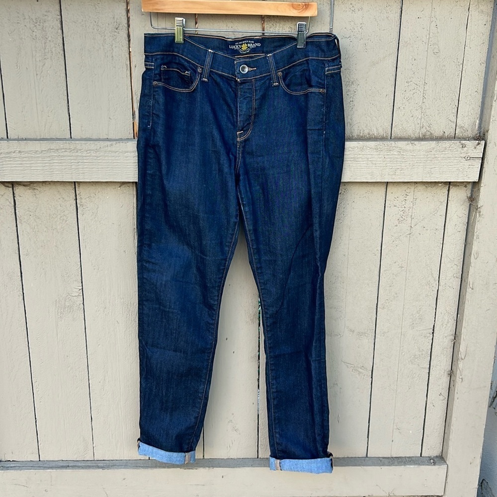 Lucky Brand Blue Skinny Jeans Medium Weight